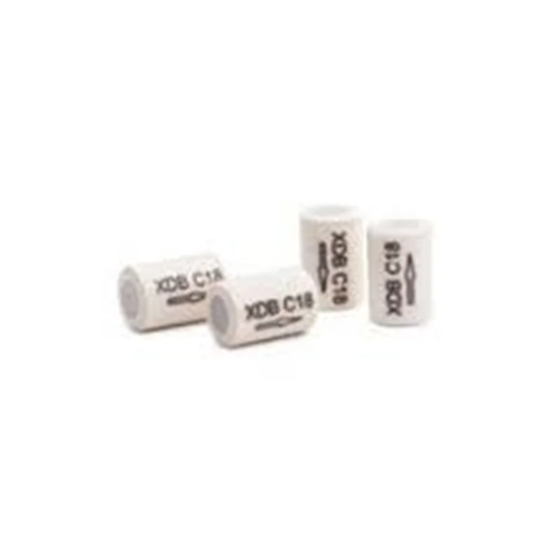 ZORBAX Eclipse XDB-C18, 80Å, 4.6 x 12.5 mm, 5 µm, 400 bar pressure limit, guard cartridge (ZGC), 4/pk